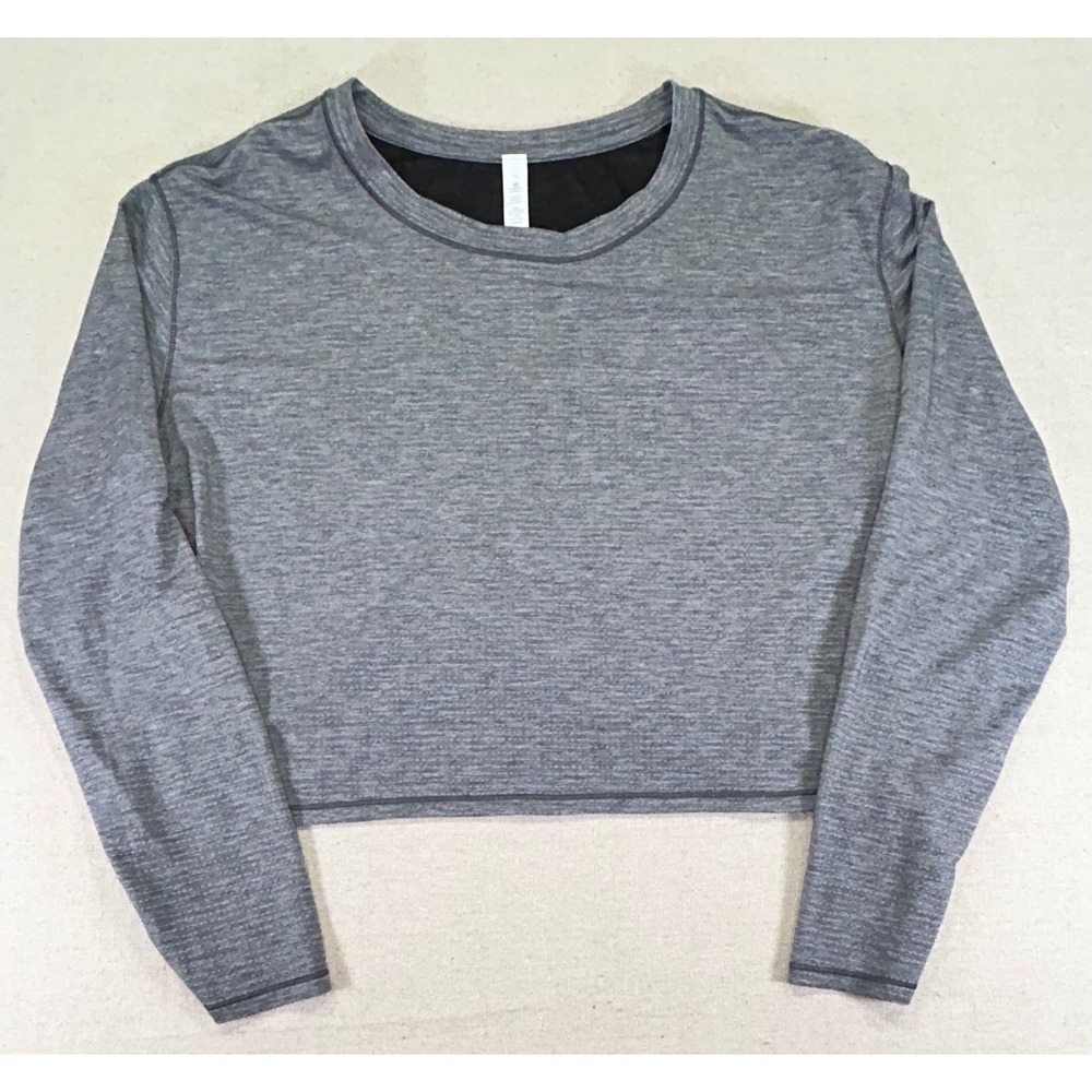 Lululemon Women's 10 Cropped‎ Performance Top Athleisure Wear Shirt
